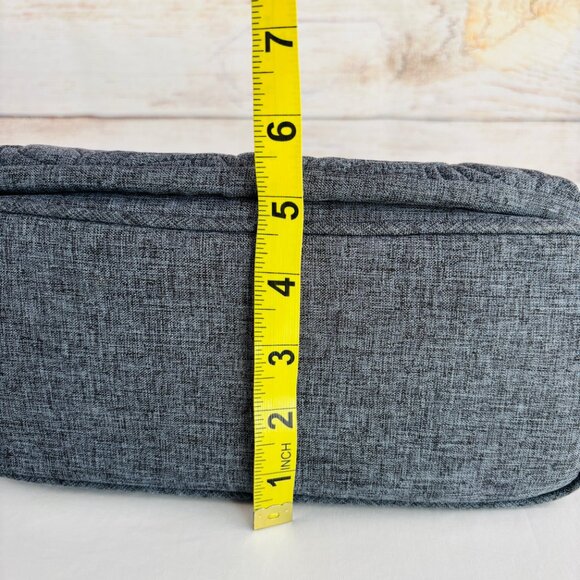 Lug Samba Quilted Gray Crossbody Textured Cloth Design - Picture 14 of 14